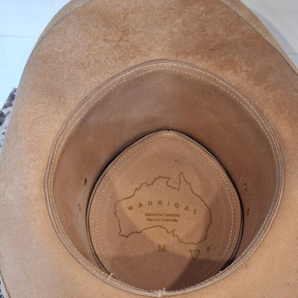 Australian genuine leather hat size M - Picture 7 of 7